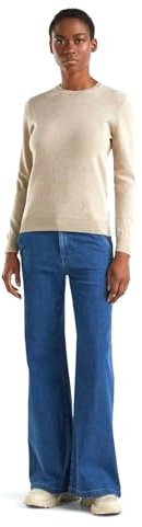 United Colors of Benetton Maglia G/C M/L 1002d1k01, Mujer, Beige 562 V2, XL