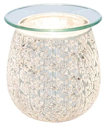 airpure The Mosaic Silver Electric Wax Melt Oil Melter Burner with Backlight
