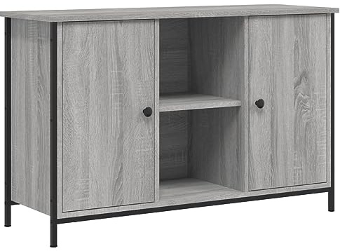 vidaXL Mobile TV Grigio Sonoma 100x35x65 cm in Legno Multistrato