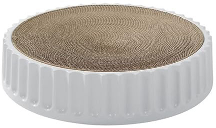GRFIT Kratzpappe für Katzen Rundes Kratzbrett for Katzen, Schleifklauen, Karton, Wellpappe, Katzen, Kratzbrett, Kätzchen, Schaber, Heimtierbedarf Katzenspielzeug (Size : M)
