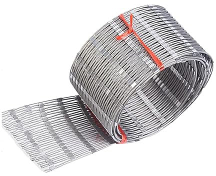 JIwqDY 304 Edelstahl-Seilnetz, Flexibles Balkontreppenzaun, 2mm Diebstahlsicheres, Sturzsicheres Edelstahl-Sicherheitsnetz (Color : 10CM, Size : 1.5x12m/4.92x39.37ft)