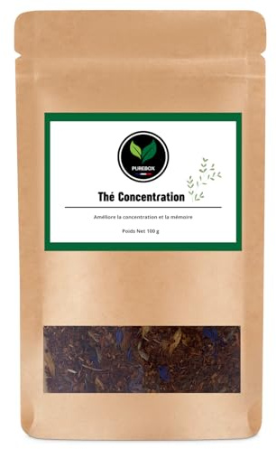 Thé Concentration : Formule Booster pour Augmenter votre Concentration, Agilité Mentale et Mémoire