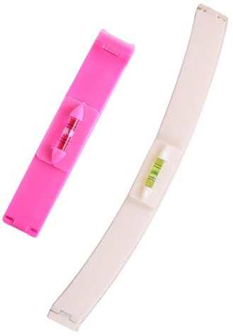 2Pcs Hair Cutting Kit, Hair Cutting Tool, Split end Trimmer, Home Styling Accurate Haircutting Tool for Layers, Bangs, and Split Ends, Hair Cutting Scissor with Clip Comb (Pink, White)