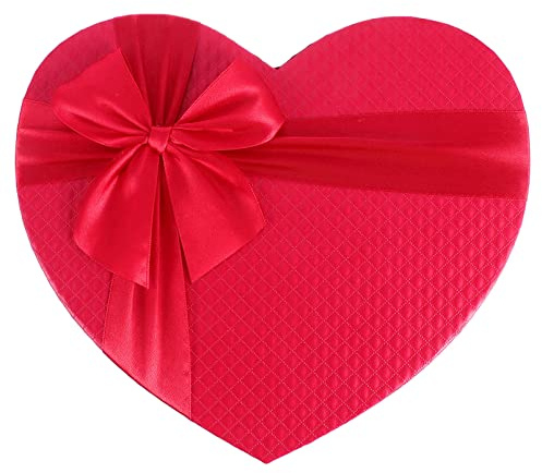 FRCOLOR Herzförmige Papierboxen Leer Als Geschenkboxen Für Hochzeiten Geburtstage Und Feiertage Mit Schleifendeckeln Für Süßigkeiten Und Präsente Als Aufbewahrungsbehälter