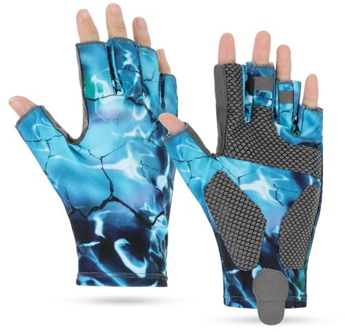 CIATBYYJ rutschfest Outdoor Fahrradhandschuhe,Atmungsaktiv Fahrradhandschuhe,Halbfinger Radhandschuhe,Herren GymHandschuhe,für Radfahren, MTB, Fitness