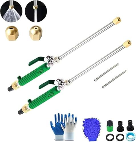 Unbelievablewasher - Accessorio universale per idropulitrice per tubo da giardino, ugello a getto 2 in 1, idropulitrice ad alta pressione, ugello ad alta pressione per tubo da giardino, rondella
