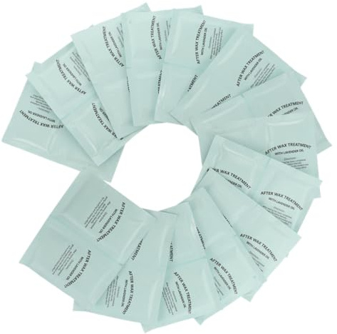 OSOLADY 30stücke Teiliges Sanfte Öl-pflege Öltücher Nach Waxing Einzelne Reinigungspads Für Hautpflege Praktische Anwendung Nach Haarentfernung Geeignet Für Zuhause Und Professionelles Stu