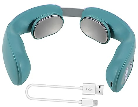 Intelligentes Nackenmassagegerät mit Niedrigfrequenzpulsen, 12w 5v | Abs Gehäuse, Tiefenwirksame Massage, Linderung von Müdigkeit, USB Laden, Blau Verlaufende Farbgebung