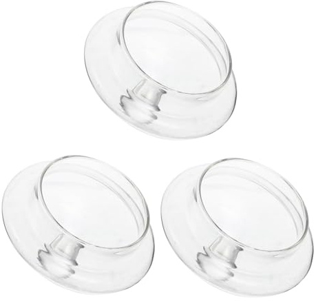 VALICLUD 3 Piezas Tapa Protectora para Filtro de Tetera de Vidrio Tapa Infusora Desmontable para Tetera de Repuesto para Colador de Té Accesorios para