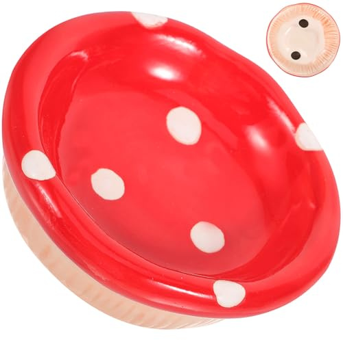 Gadpiparty Ceramic Hamster Food Bowl Anti-spill Small Pet Feeding Dish for Rabbits Mice Chinchillas Gerbils Slow Feed Water and Food Bowl for Guinea Pigs and Sugar Gliders