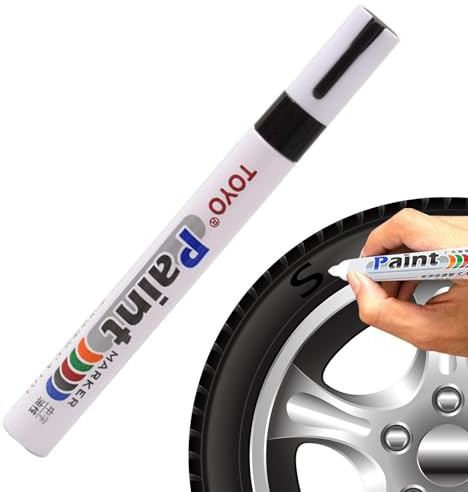 Manolyee Paint Pen For Tires,Waterproof Multi-Car Tyre Painting Marker Pen - Stationery Supplies, Tire Lettering For Glass, Ceramic, Rubber, Wood