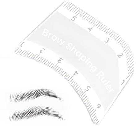 Misuratore Per Sopracciglia Guida Stencil Misurazione Riutilizzabile | Strumento Mappatura Sopracciglia Per Donne Trucco Routine Quotidiana Principianti Professionale Salone Domestico