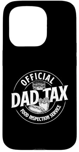 Custodia per iPhone 15 Pro Servizio ufficiale di ispezione alimentare Dad Tax - Padre Humor