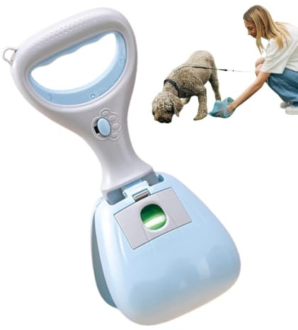 Pala para excrementos de perro, herramienta para desechos de mascotas | pala para excrementos de mascotas, para caminar diariamente, patio, parque, césped, patio trasero, viajes de campamento al ai