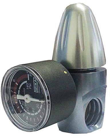 Riduttore Di Pressione Co2 ForHome® Per Bombole Da 450Gr O Da 1Kg Ricaricabili Attacco Acme Out Filetto 1/8 F. Nptf.