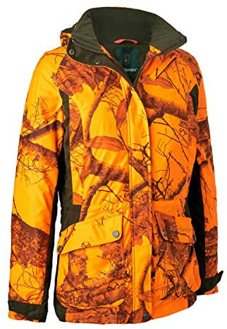 Deerhunter Lady Estelle Winterjacke Realtree Rand orange Camo