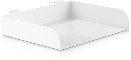 InLine Slatwall - Ablage groß, Dokumentenablage, Zubehör für das Slatwall System, ca. 31,8x25x6,8cm weiß 23182B