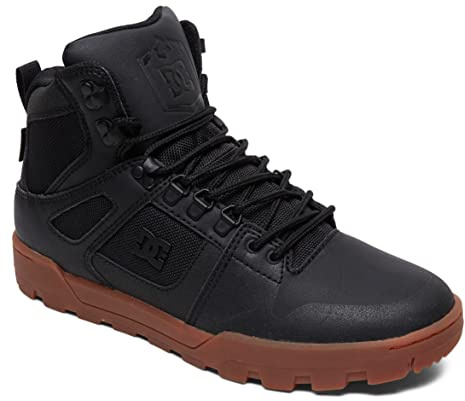 Dc Shoes Pure Hi - Boots en cuir High Top résistantes à l’eau pour Homme