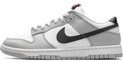 Nike Dunk Low Retro, Basketballschuhe für Damen, Nebelgrau hellpurrot, 46 EU