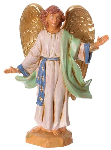 Holyart Statue in resina e PVC: Angelo della Resurrezione presepe pasquale Fontanini 12 cm