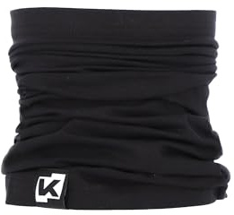 K-BRIGHT Funktionstuch Unisex Bio Baumwolle Herren Damen Multifunktionstuch Herren Schlauchschal Sleeve Scarf Maske Halstuch Bandana (Schwarz)