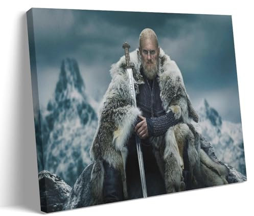 DEEBOW Vikings-Bild, inspirierendes Poster, dekoratives Gemälde, Leinwand-Wandposter und Kunstdruck, modernes Familienschlafzimmer-Dekor-Poster, 40 x 60 cm