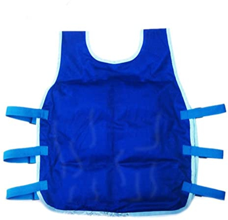 Ghzste Giubbotto di raffreddamento per uomini e donne, gilet refrigerante con 24 pile e tasche, per ciclismo, pesca, cucina e giardinaggio