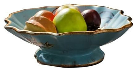 Lejdi Bandejas de frutas Cestas de frutas Fruteros de cerámica Platos de postre Platos de dulces Platos de frutas Platos de pan for hoteles Oficina Sala de estar
