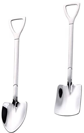 CIYODO 2stücke Kaffeelöffel Set Aus Edelstahl Mit Rührlöffel Und Kreativen Dessertlöffeln Exquisites Design Für Stilvolles Servieren Und Praktisches Mischen