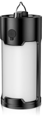 LIXSAZSE Camping Lamp Outdoor Dimmable LED Hiking Emergency Tent Lantern Indoor Battery Operated Hanging Night Fishing Light