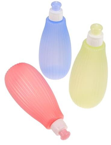 Hohopeti 3 Pezzi Bottiglie per Pulizia Delicata del Lato Bimbo Bidet Portatile Ergonomico per Cura Ragazzo Ragazza Igiene Femminile e Cambio Pannolino Spray Morbido per Uso Post-parto e