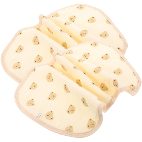 Housoutil Paños para Eructar para Bebés de Algodón 2 Piezas Lavables y Suaves que Protegen la Ropa, Ideales para Recién Nacidos y Pequeños