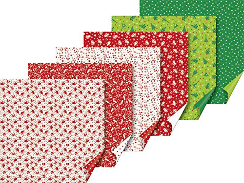 Heyda 204875578 Heyda 204875578 Lot de 30 feuilles pliantes (6 motifs de 5 feuilles) 15 x 15 cm