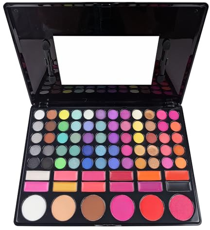 All-in-one Makeup Set Gift, Make-Up Sets, Makeup Kit for Women, Make up Set for Traveling, Long Lasting, Easy to Apply Matte Eye Shadow Palette for the Perfect Look for Day or Night