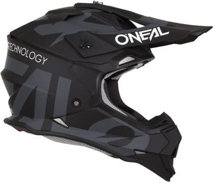 O'Neal 2 Series Adult Helmet Slick Black/Gray, XX-Large