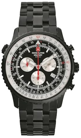 Swiss Alpine Military Herren-Armbanduhr Analog Quarz 7078.9 Edelstahl