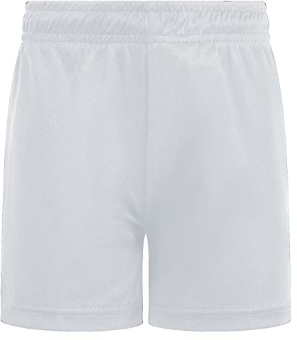 Athletic Sportswear Pantalones Cortos de fútbol para niños y niñas, de Polietileno, para Correr, Gimnasio, Deportes, Fitness