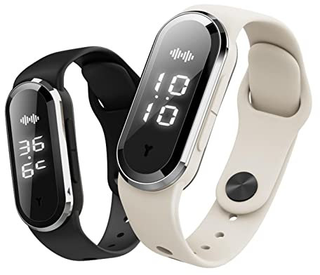 BAOGAO 2 Bracelet Anti-Insectes Intelligent,Bracelet Épulsif Anti-moustiques Ultrasonique,Électronique USB Montre Anti Moustiques À Ultrasons pour Personnes Âgées,Enfants,Adultes Et Femmes Enceintes