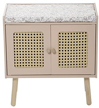 VERTBAUDET Table à Langer cannage et Bois POÉSIE Rose Clair UNI TU