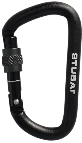 STUBAI Material-Karabiner | STUBAI Accessory Minikarabiner mit Schraubsicherung | Schraubkarabiner | Blau | Accessoire-Karabiner | für Camping, Wandern, Outdoor| Schlüsselanhänger