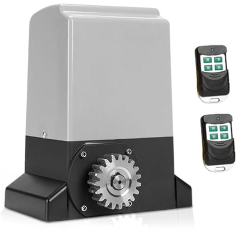 TAHALI Ouvre-Porte Coulissant Automatique, opérateur de Portail Robuste pour portails jusqu'à 800-2000 kg, opérateur de Portail de sécurité à crémaillère,750W