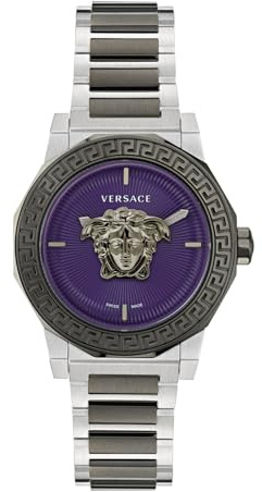 Versace Damen Analog Armbanduhr Medusa Deco