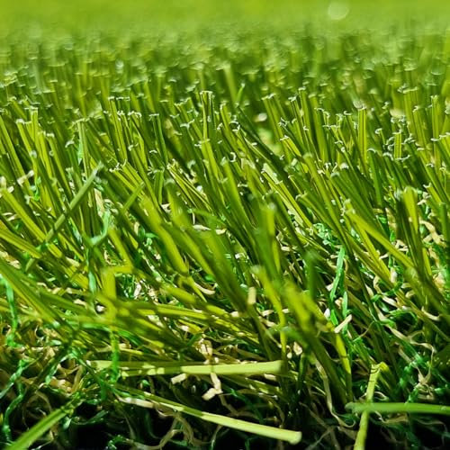 Gazon 45mm en 2m de large (2m de large x 5m de long) RÉALISME OPTIMAL & DURABILITÉ SUPÉRIEURE !