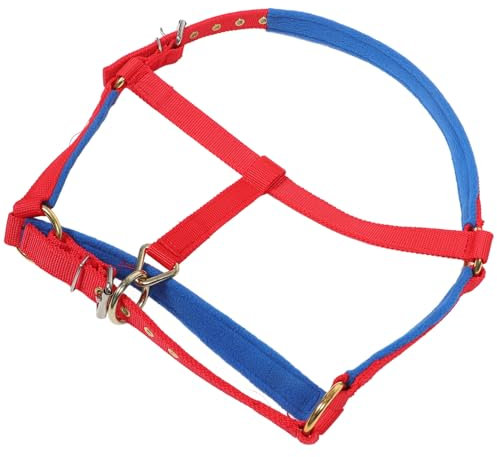 TOKIDNY Verstellbares Halfter Für Pferde Praktisches Und Sicheres Zubehör Für Training Und Reiten Leuchtenden Farben Geeignet Für Verschiedene Sanft Im Maul