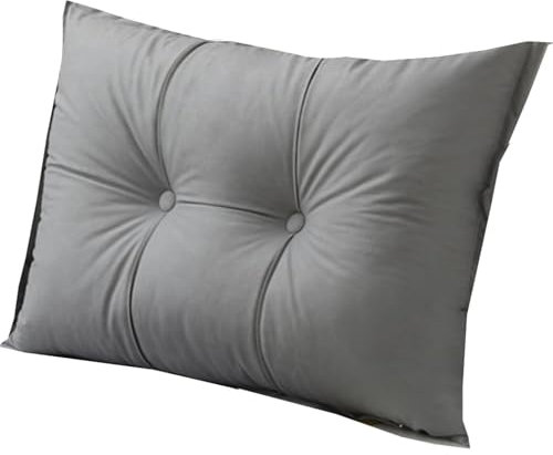 seokor Bett Kopfteil Kissen Lesekissen für Bett 60/90/80/100/70cm Kopfteilkissen Abnehmbarem Wandkissen Weiches und Bequemes Sofa Rückenkissen Outdoor Bank Lordosenstützkissen(#1,90x60x18cm(1pc))