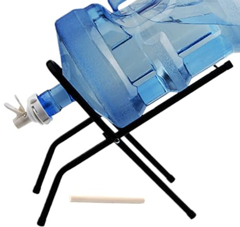 Soporte para Garrafa De Agua - Portabotellas Plegable con Pitorro Y Palanca,Organizador Compacto De Cocina, Ahorra Espacio En Hogar Y Almacenamiento