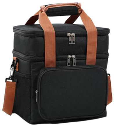 Bolsa nevera blanda | Gran capacidad aislado bolsa para alimentos | nevera impermeable y bolsa de almacenamiento con correa de hombro ajustable para escuela, oficina, piscina al aire libre universal