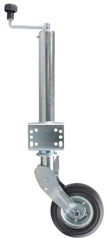 400kg 60mm Anhänger Stützrad Automatisch faltbares Stabilisierendes | Stützrad Anhänger Klappbar Bugrad Geeignet für Anhänger, Wohnwagen, Zugfahrzeug