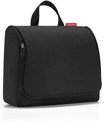reisenthel toiletbag XL schwarz - praktischer Kulturbeutel mit Haken, wasserabweisendes Material