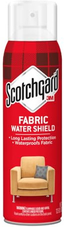 Scotchgard Fabric Water Shield, 13.5 Ounces, Repels Water, Ideal for Couches, Pillows, Furniture, Shoes and More, Long Lasting Protection